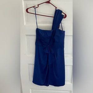 Blue mini cocktail dress.  Worn once